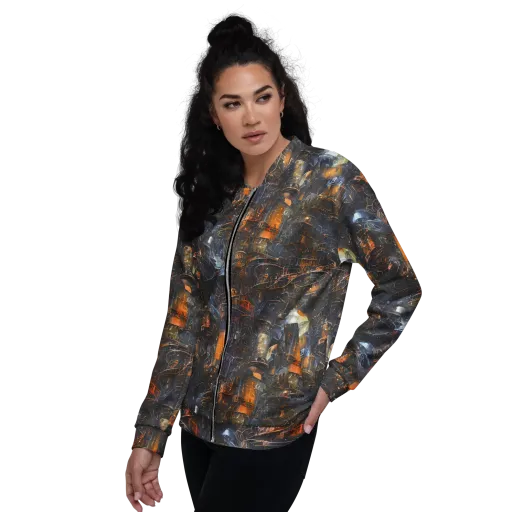 Midnight Mechanica on a Bomber Jacket