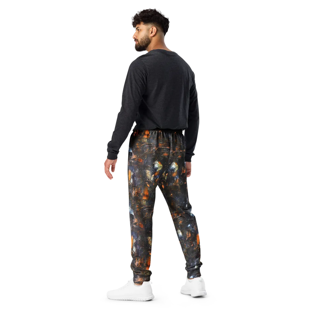 Midnight Mechanica on Men's Joggers — Back