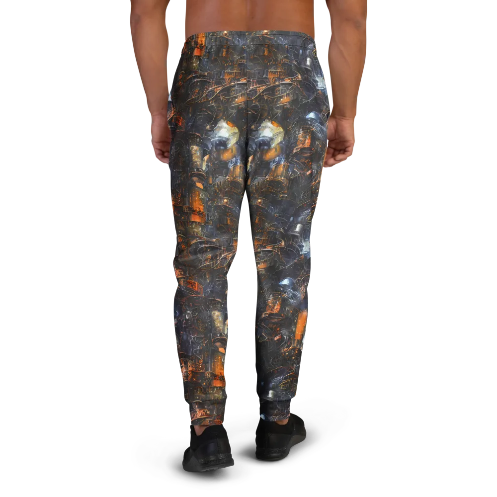 Midnight Mechanica on Men's Joggers — Back