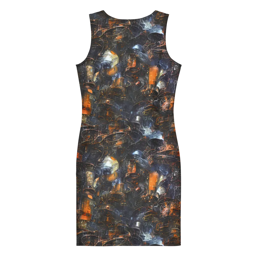 Midnight Mechanica on Bodycon Dress — Back