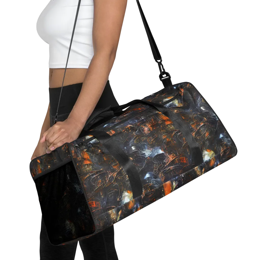 Midnight Mechanica on Duffle Bag — Front