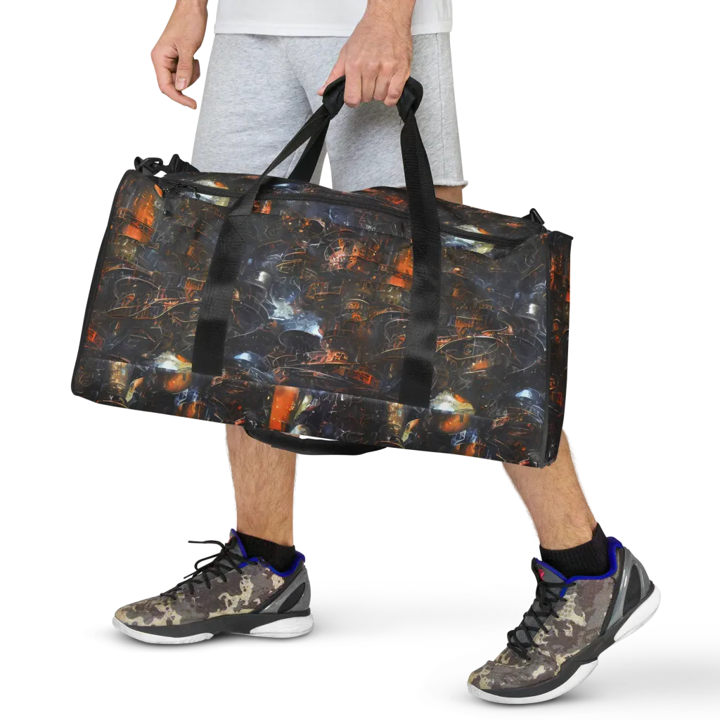 Midnight Mechanica on Duffle Bag — Front