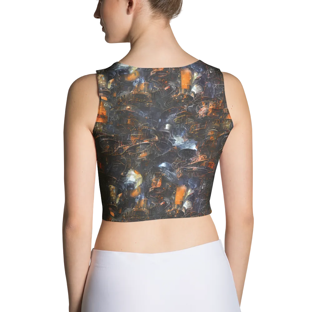 Midnight Mechanica on Crop Top — Back