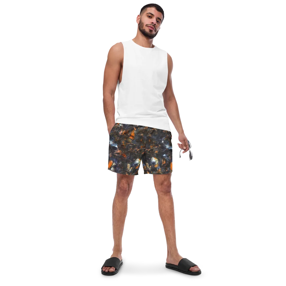 Midnight Mechanica on Swim Trunks — Front