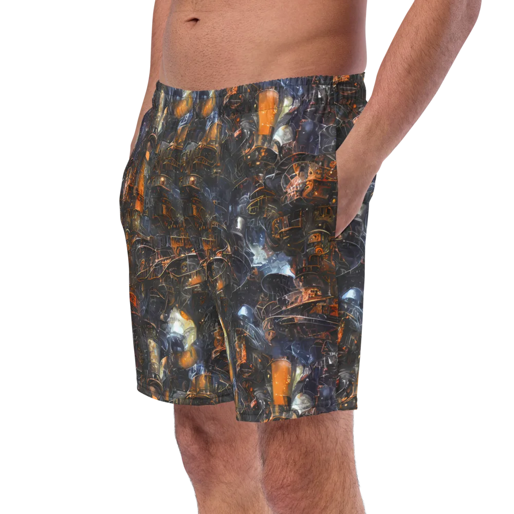 Midnight Mechanica on Swim Trunks — Left Front
