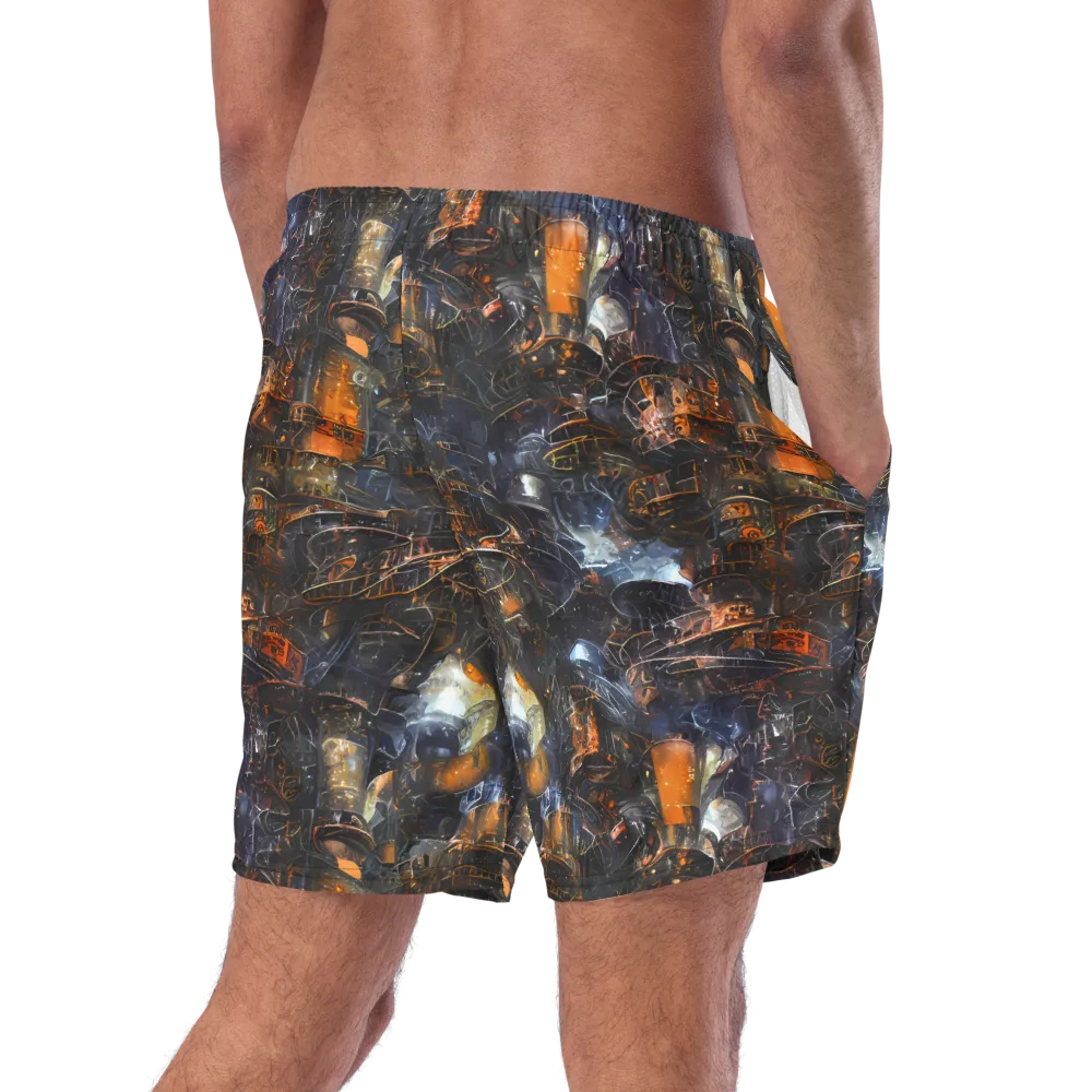 Midnight Mechanica on Swim Trunks — Right Back