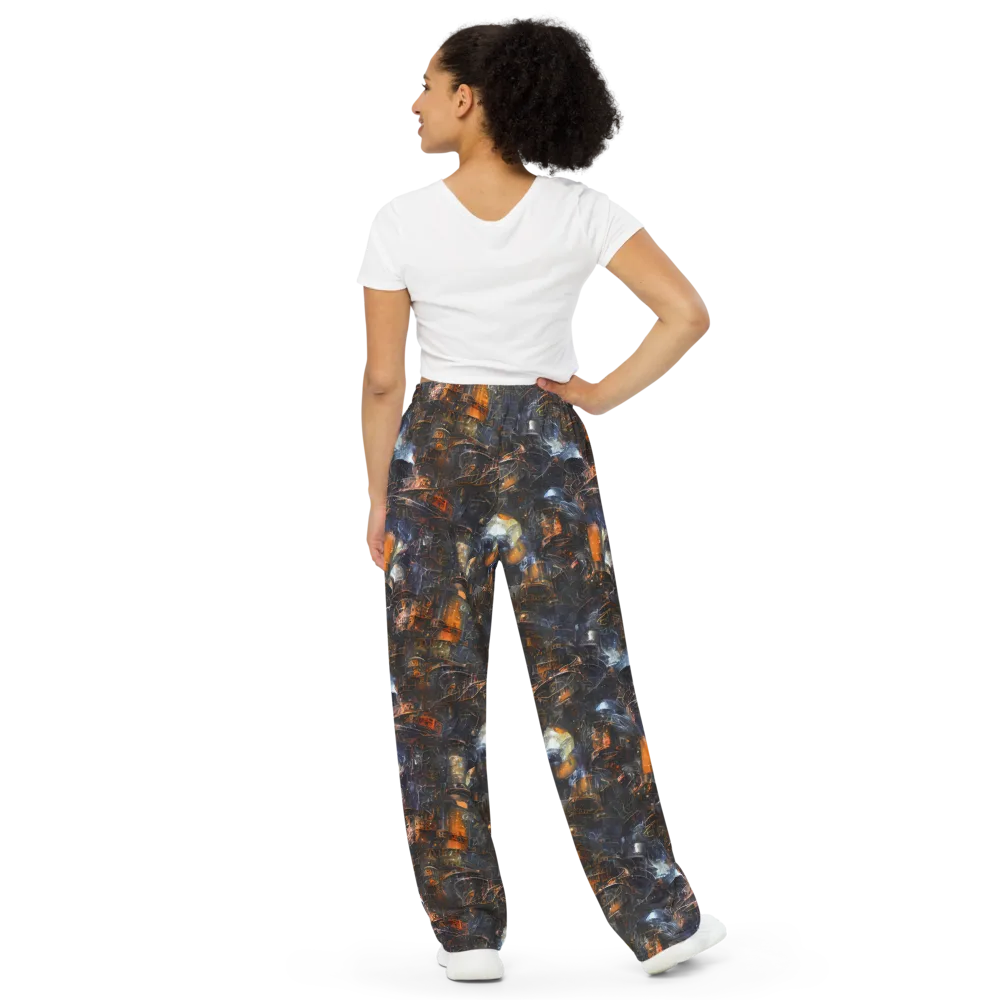 Midnight Mechanica on Wide-Leg Pants — Back