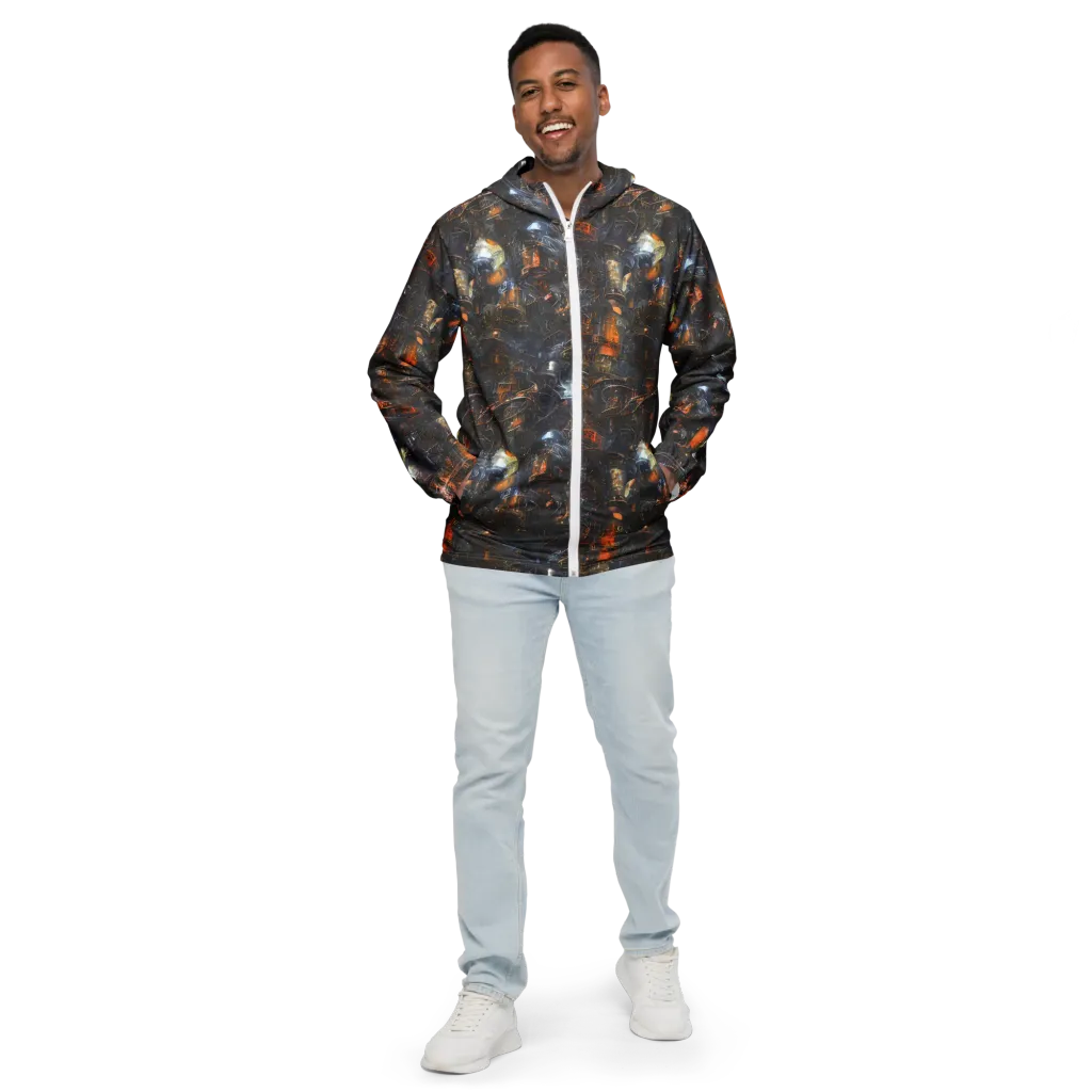 Midnight Mechanica on Men's Windbreaker — Front