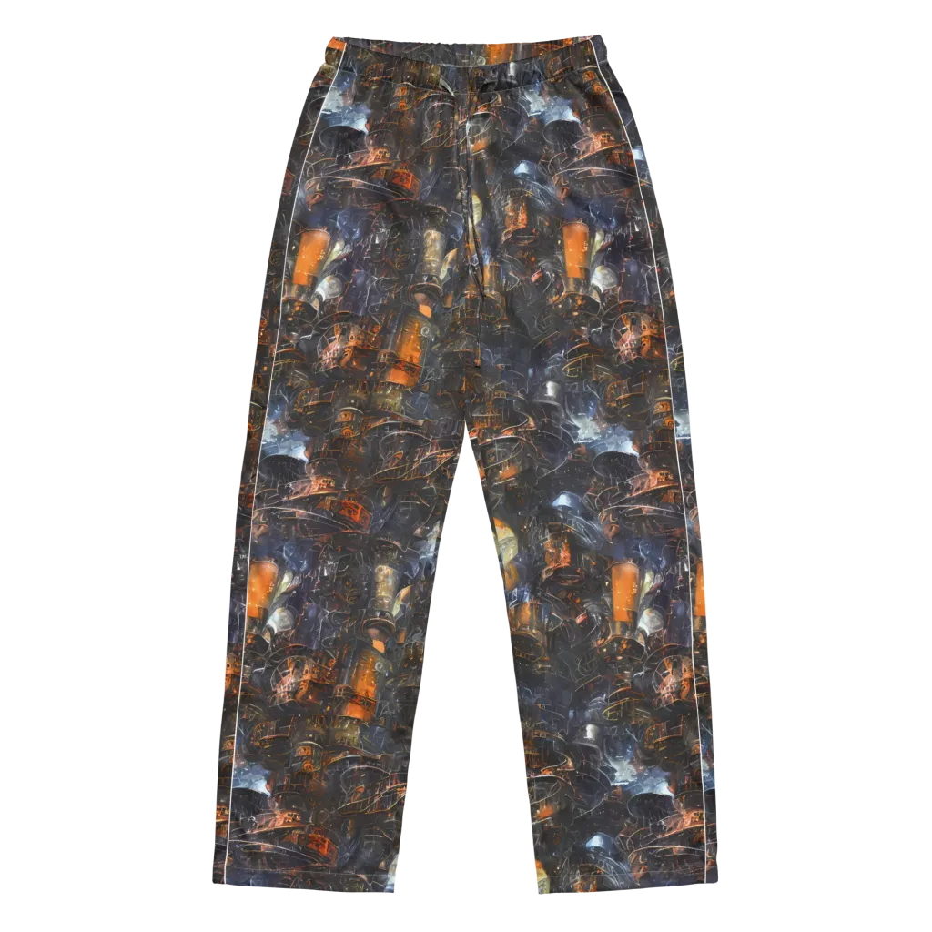 Midnight Mechanica on Women's Pajama Pants — Front