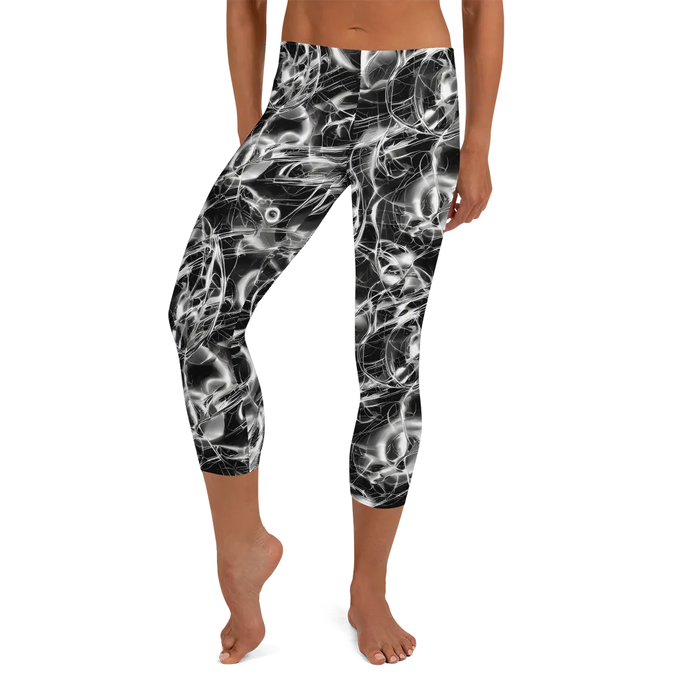 Chrome Tempest on Capri Leggings — Front