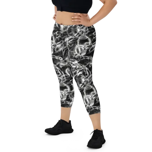 Chrome Tempest on a Capri Leggings