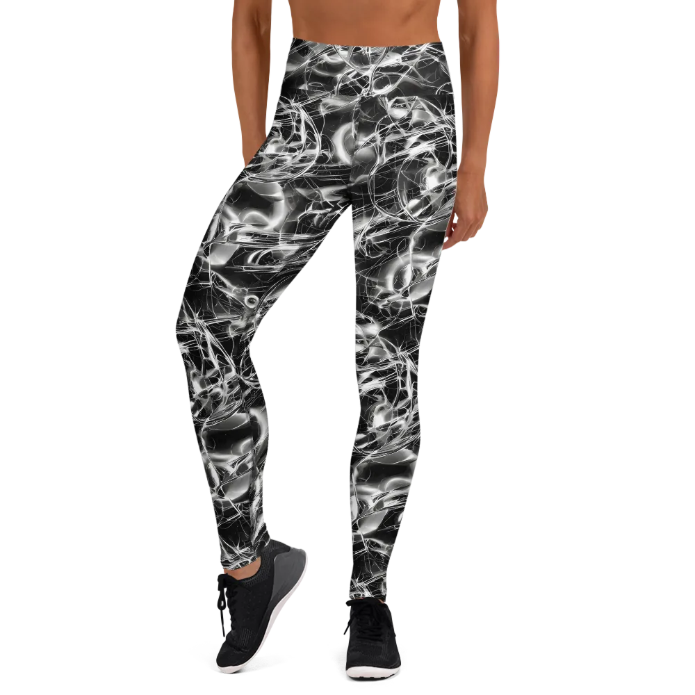 Chrome Tempest on Yoga Leggings — Front