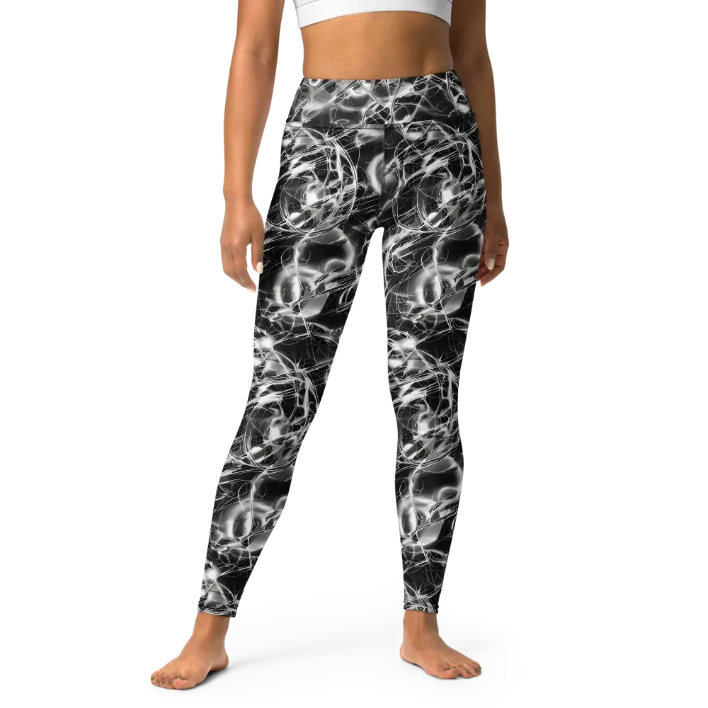 Chrome Tempest on Yoga Leggings — Front