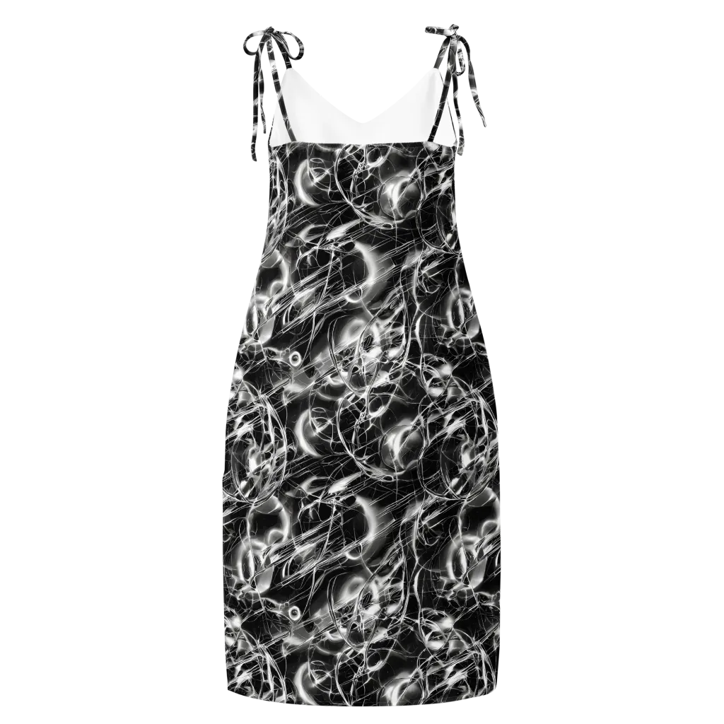 Chrome Tempest on Slip Dress — Back