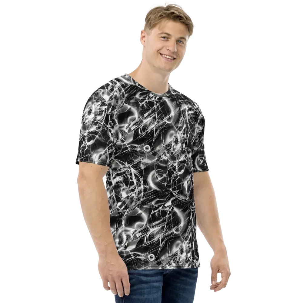 Chrome Tempest on Men's Crew Neck T-Shirt — Right