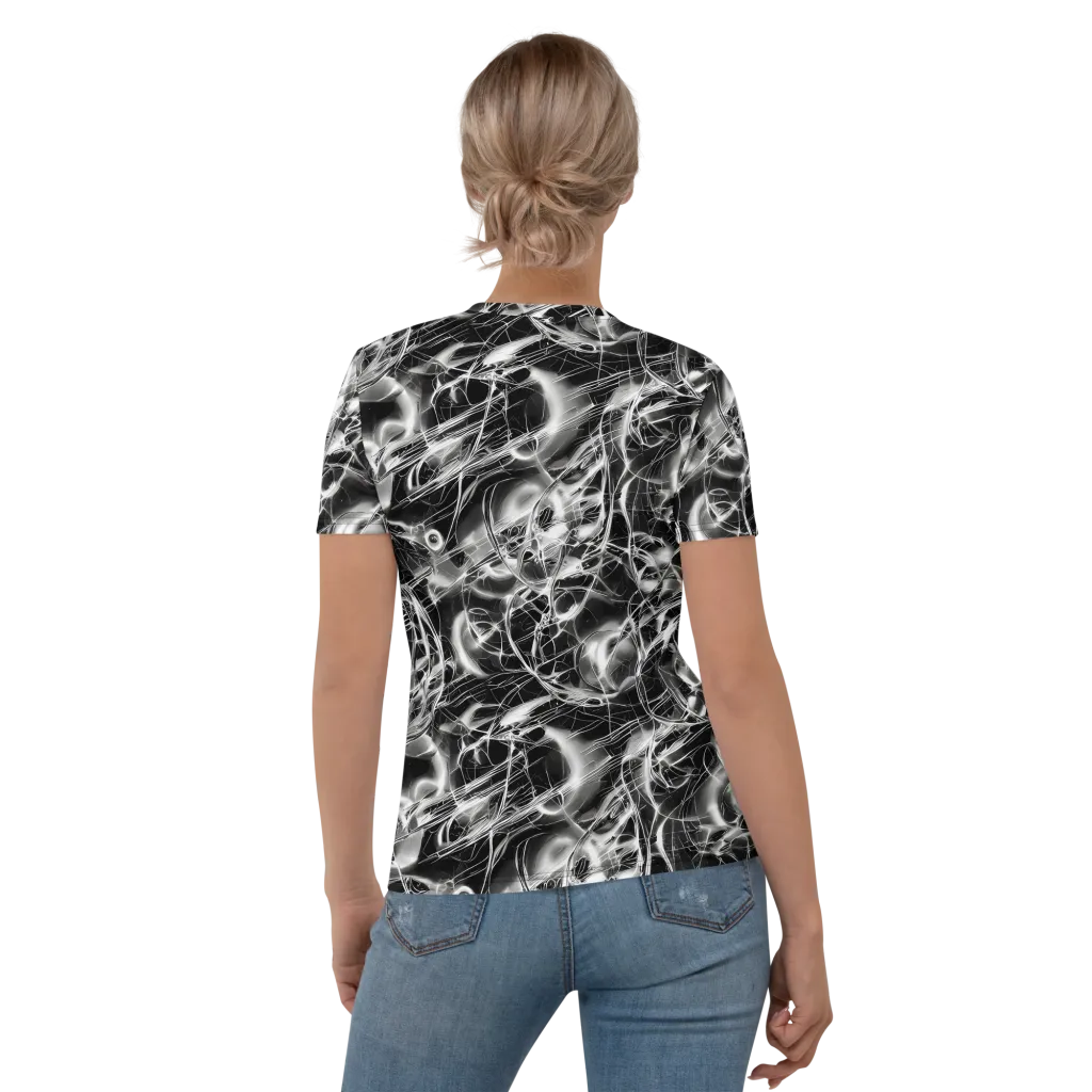 Chrome Tempest on Women's Crew Neck T-Shirt — Back