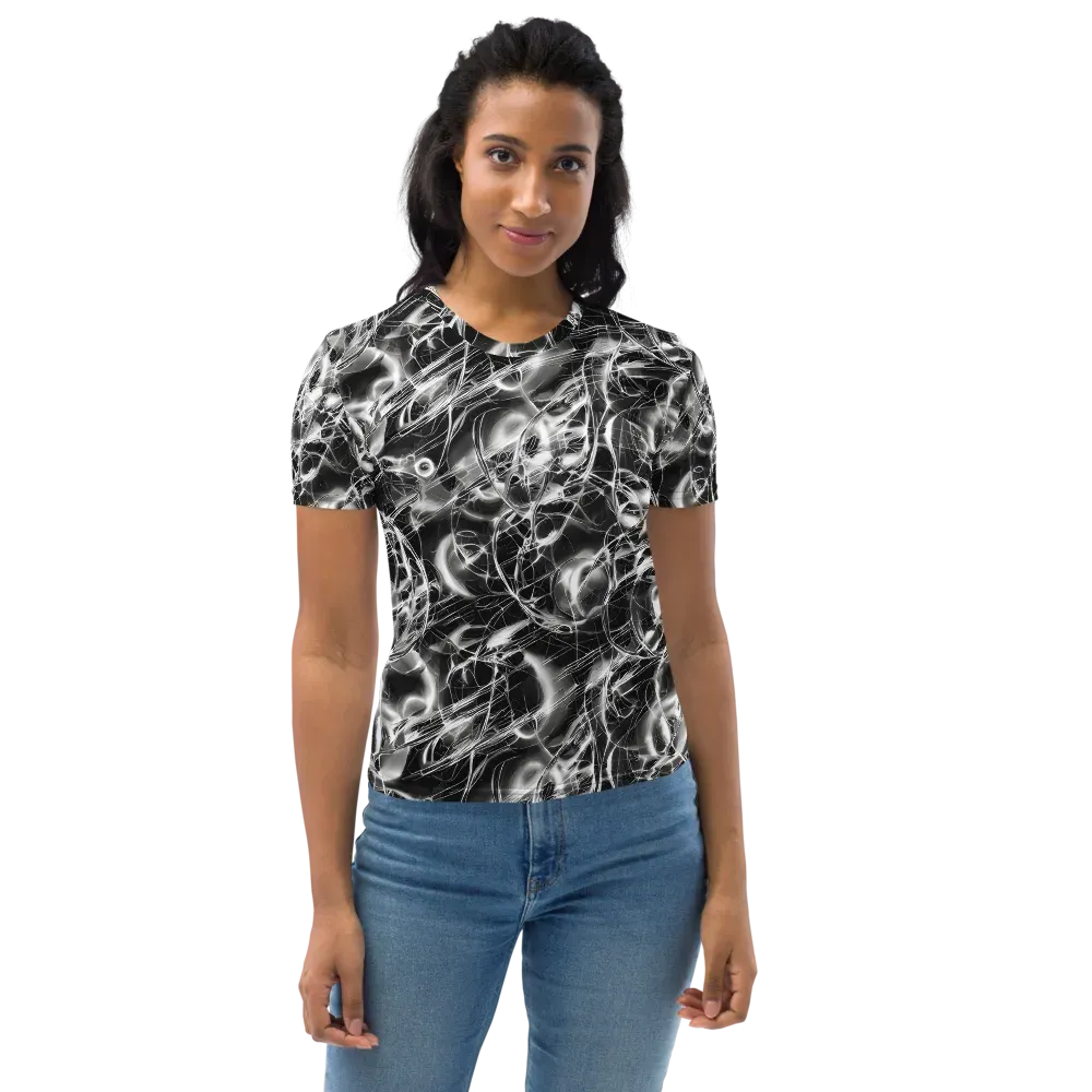 Chrome Tempest on Women's Crew Neck T-Shirt — Front