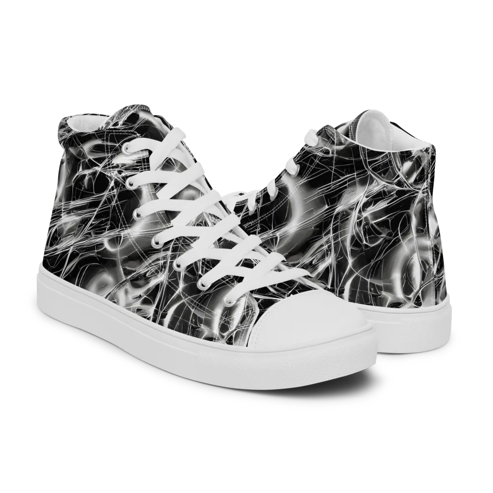 Chrome Tempest on Women's High Top Canvas Shoes — Right