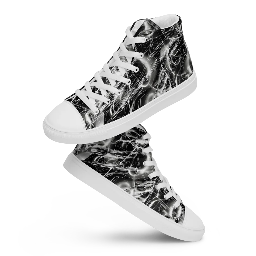 Chrome Tempest on Women's High Top Canvas Shoes — Front