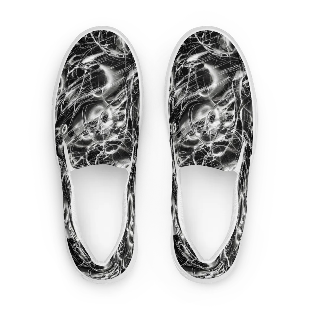 Chrome Tempest on Men's Slip-On Canvas Shoes — Front