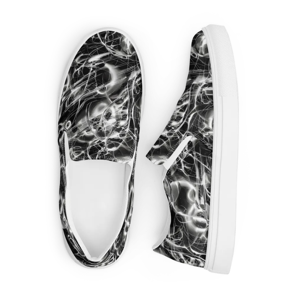 Chrome Tempest on Men's Slip-On Canvas Shoes — Front