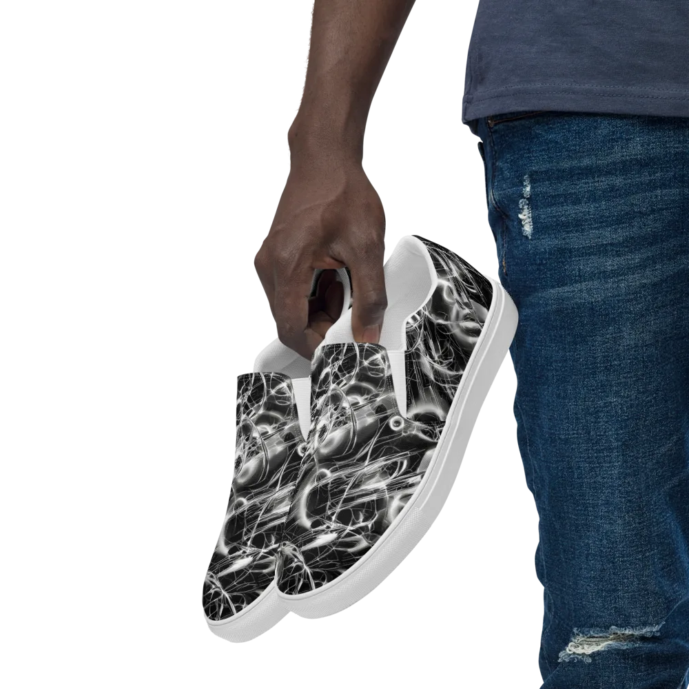 Chrome Tempest on Men's Slip-On Canvas Shoes — Left Front