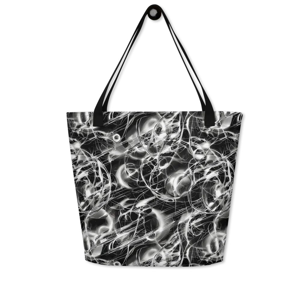 Chrome Tempest on Large Tote Bag W/ Pocket — Front