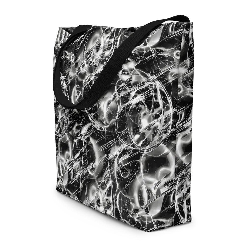 Chrome Tempest on Large Tote Bag W/ Pocket — Front