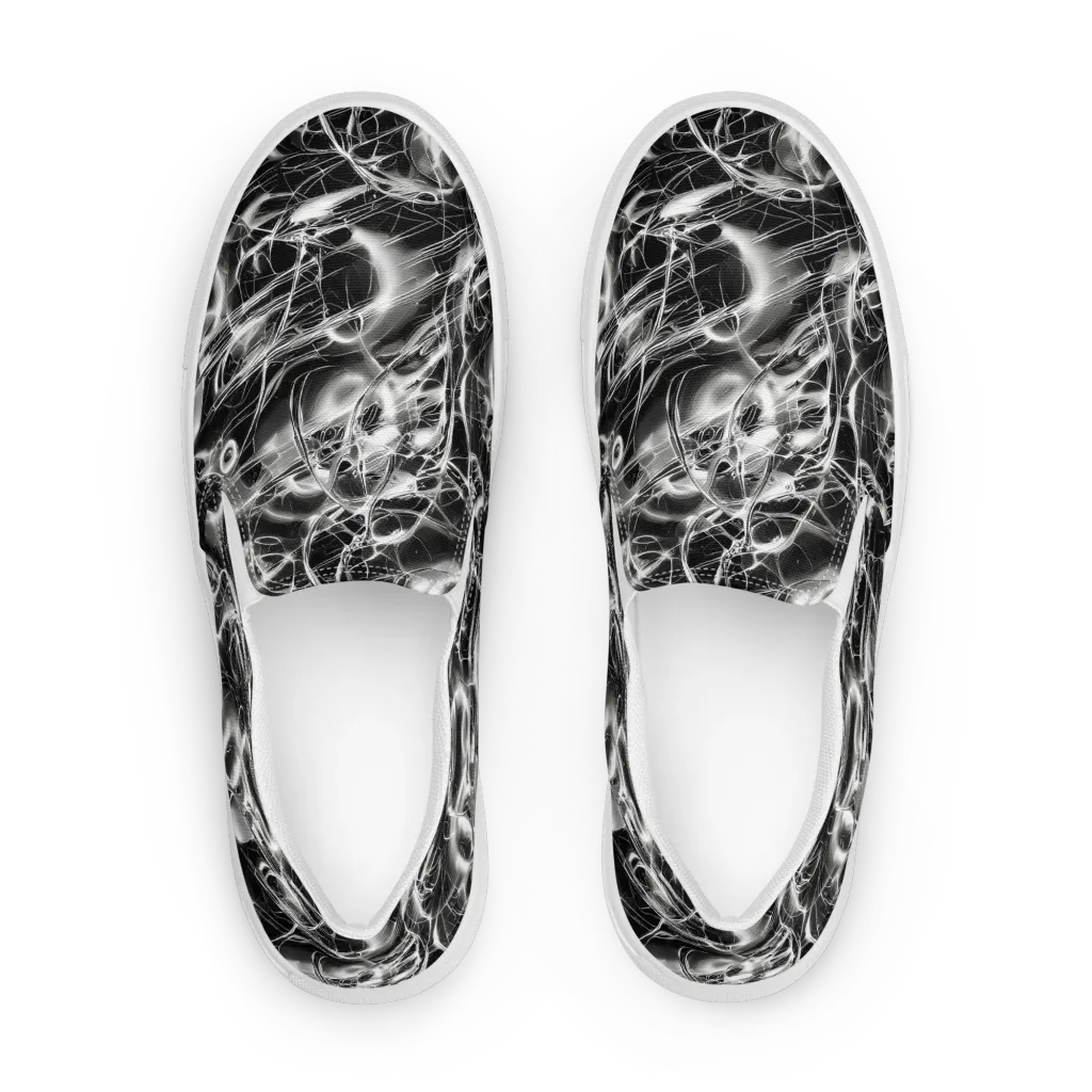 Chrome Tempest on Women's Slip-On Canvas Shoes — Front