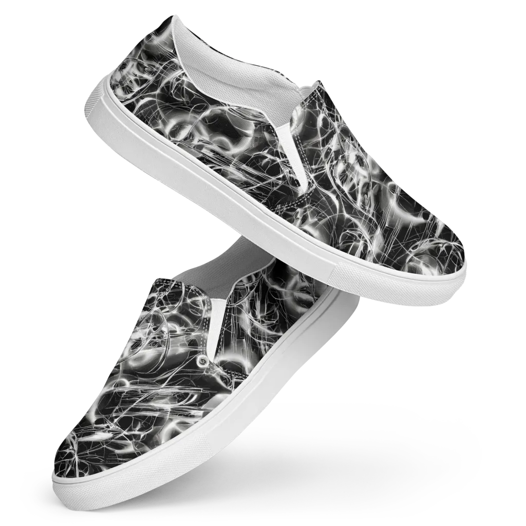 Chrome Tempest on Women's Slip-On Canvas Shoes — Front