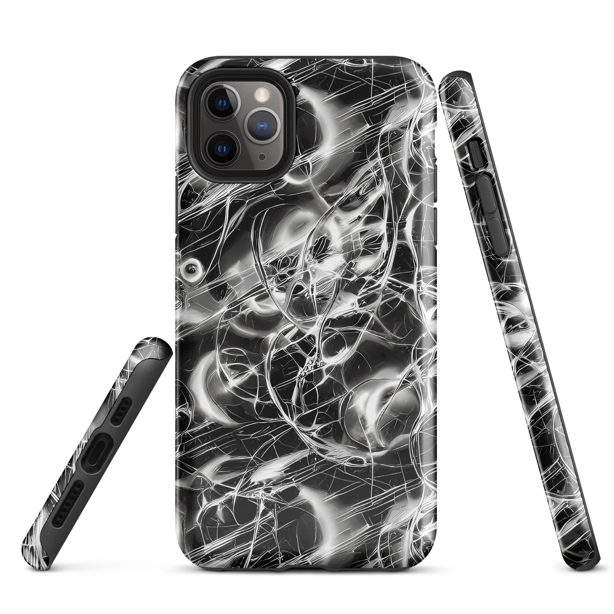 Chrome Tempest on Tough Case for iPhone® — Front