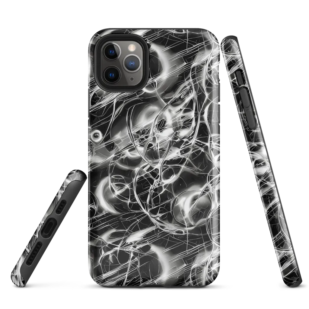 Chrome Tempest on Tough Case for iPhone® — Front