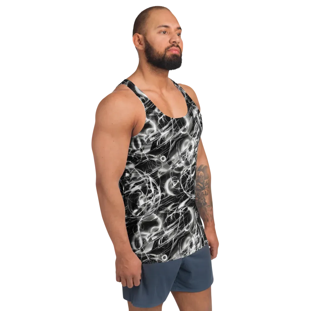Chrome Tempest on Men's Tank Top — Right Front