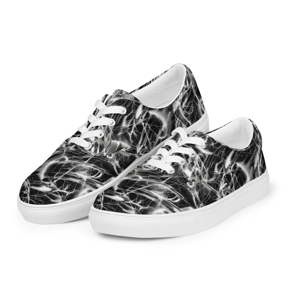 Chrome Tempest on Men's Lace-Up Canvas Shoes — Left Front
