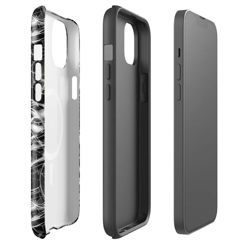 Chrome Tempest on MagSafe Tough Case for iPhone® — Front