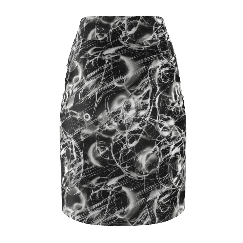 Chrome Tempest on Pencil Skirt — Back