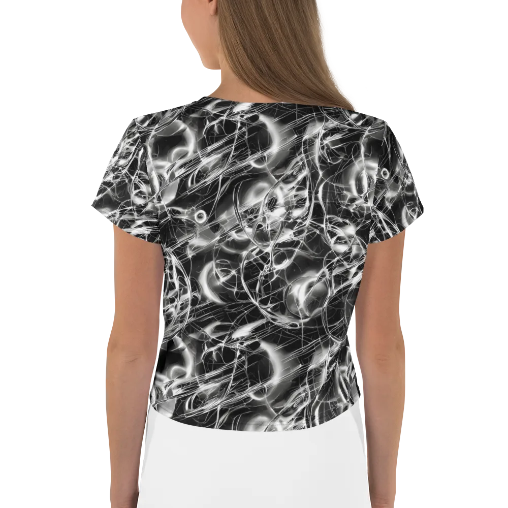 Chrome Tempest on Crop Tee — Back