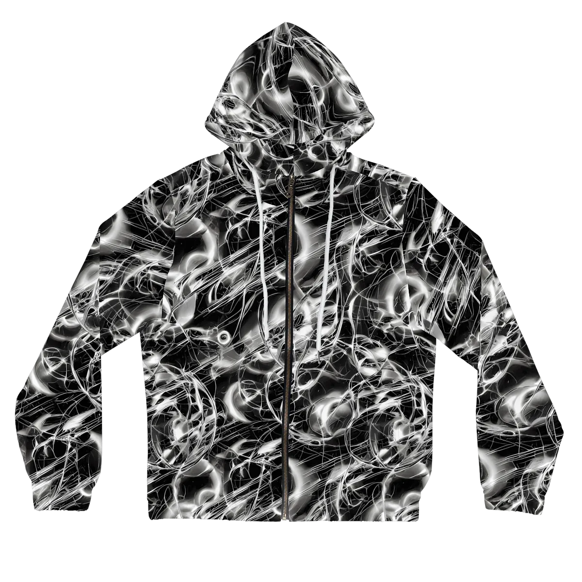 Chrome Tempest on Women's Full-Zip Hoodie — Front