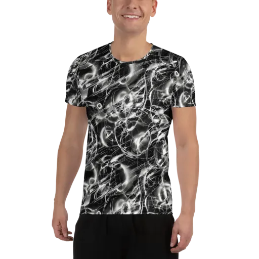 Chrome Tempest on a Men's Athletic T-Shirt