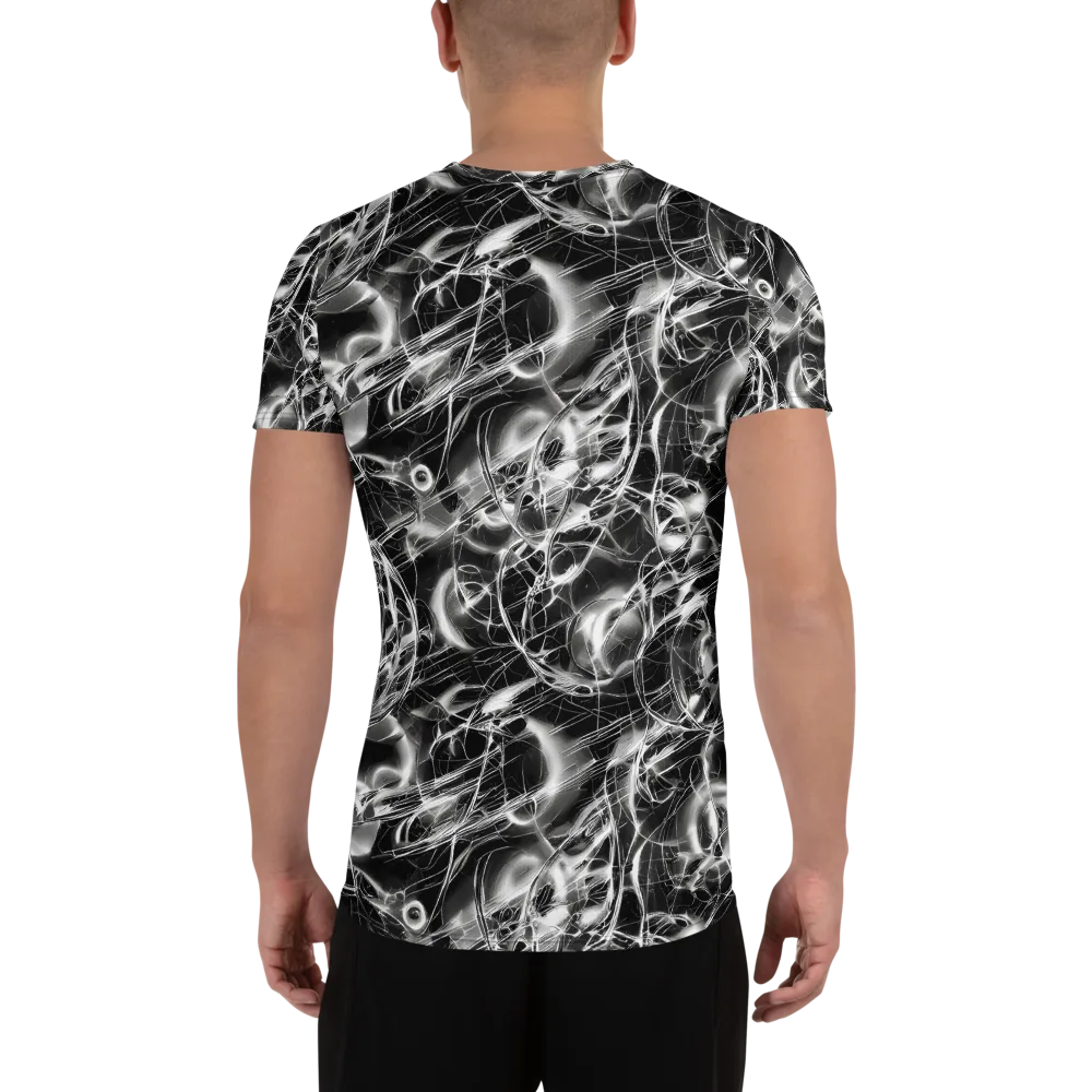 Chrome Tempest on Men's Athletic T-Shirt — Back
