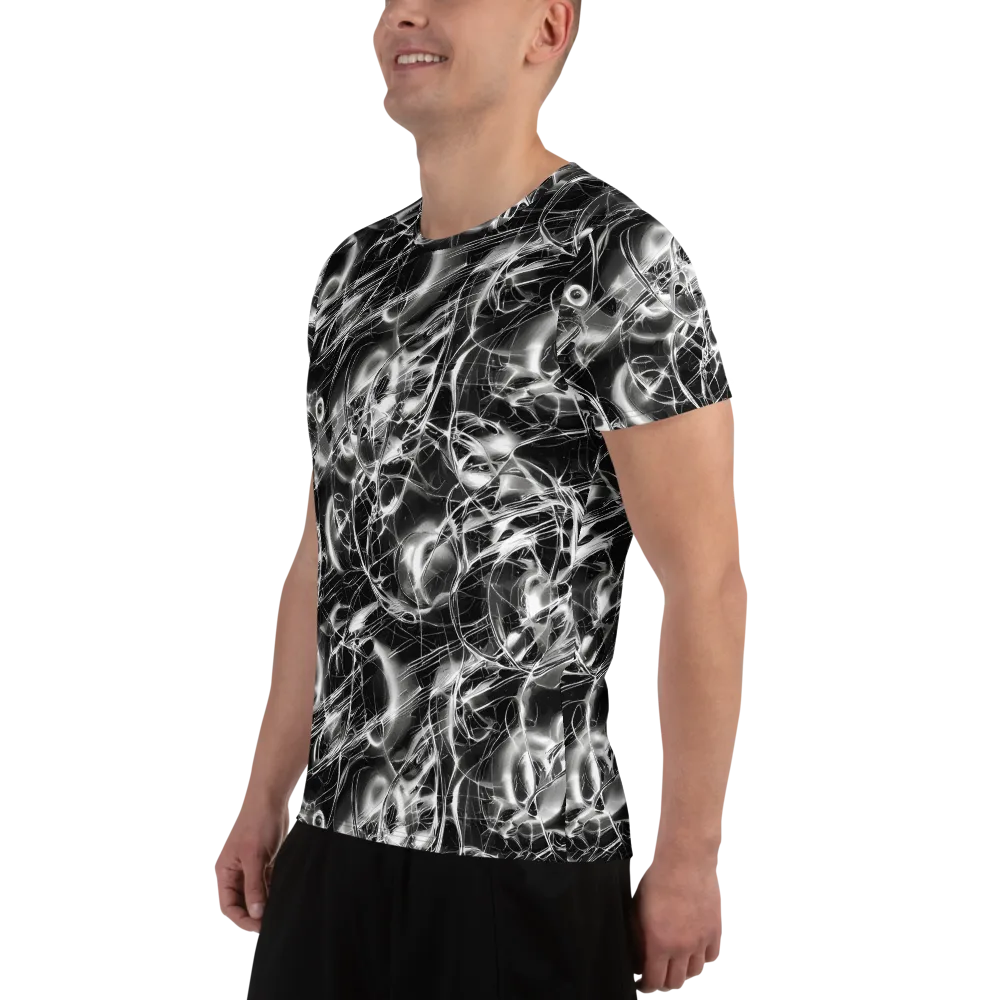 Chrome Tempest on Men's Athletic T-Shirt — Left