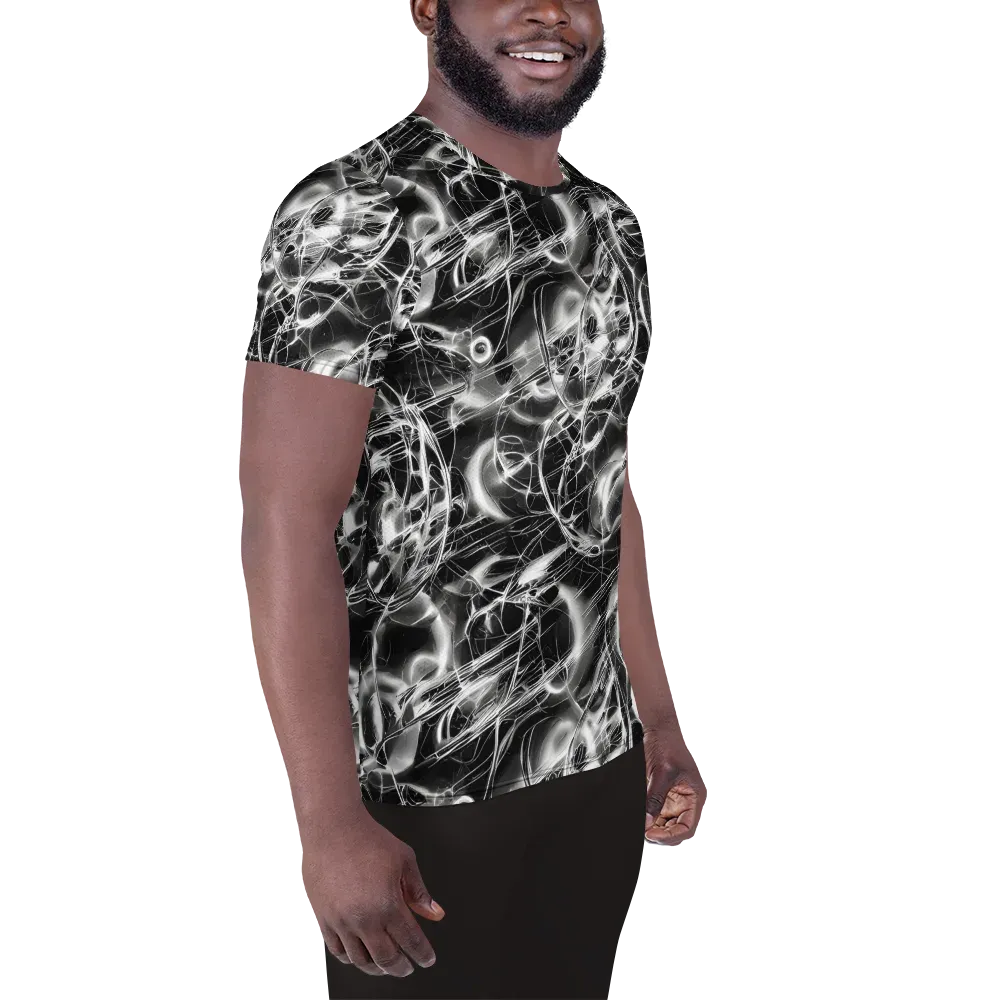 Chrome Tempest on Men's Athletic T-Shirt — Right