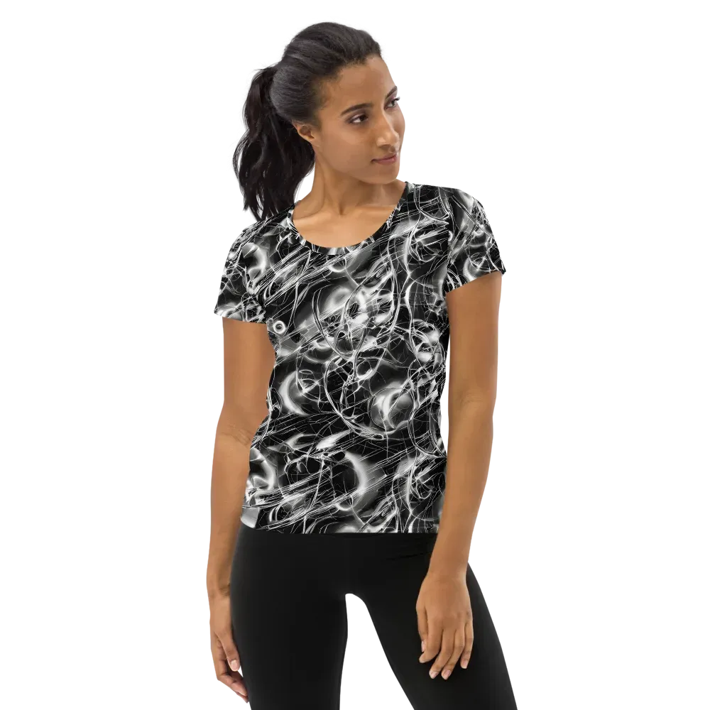 Chrome Tempest on Women's Athletic T-Shirt — Front