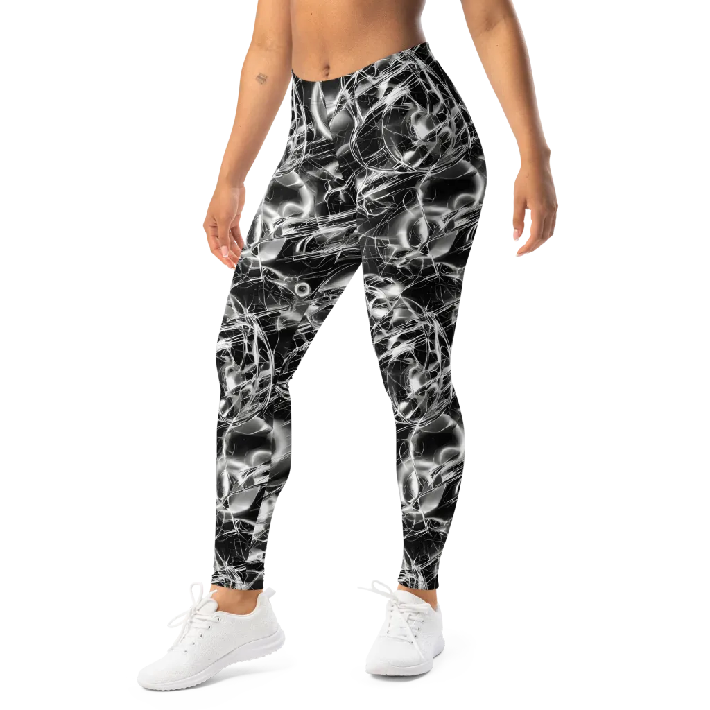 Chrome Tempest on Leggings — Left Front