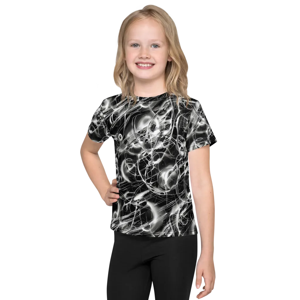 Chrome Tempest on Kids Crew Neck T-Shirt — Front