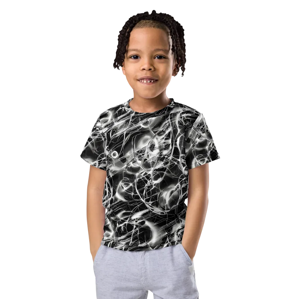 Chrome Tempest on Kids Crew Neck T-Shirt — Front