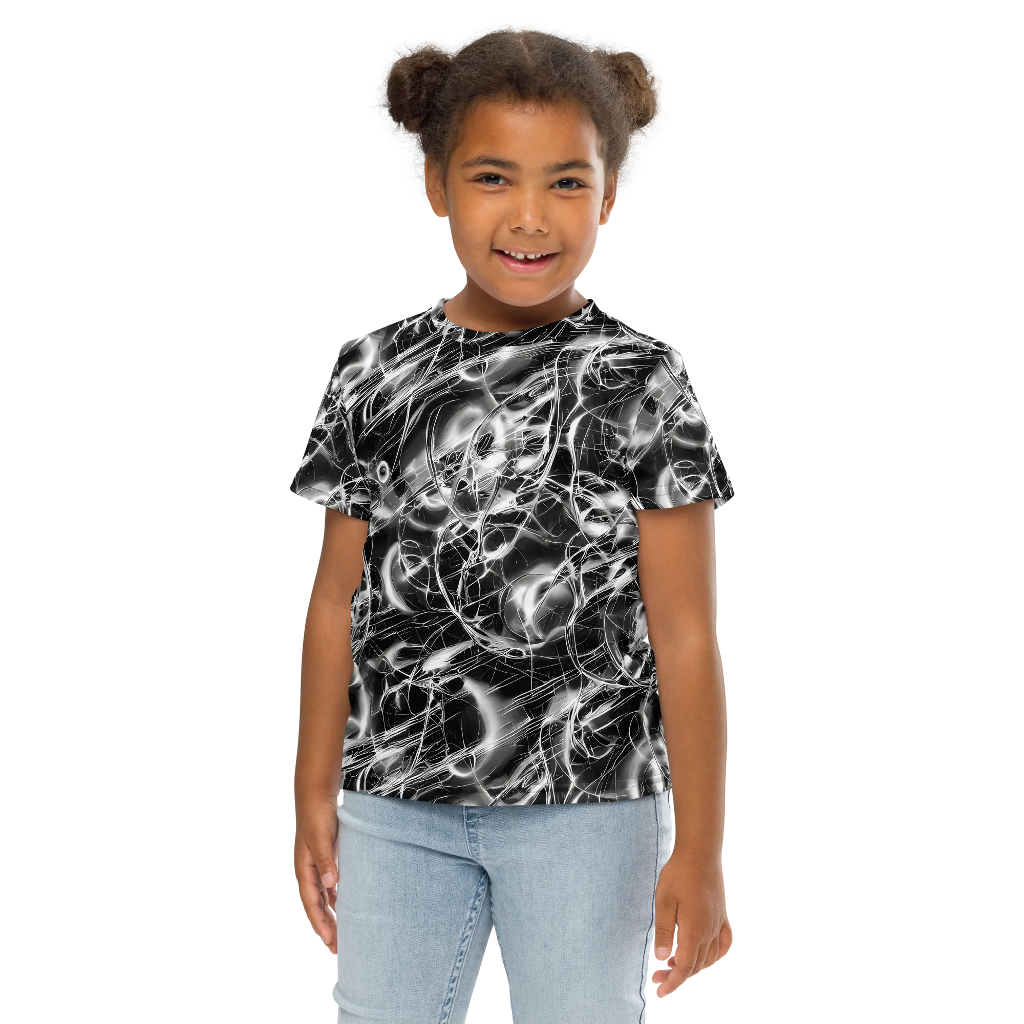 Chrome Tempest on Kids Crew Neck T-Shirt — Front