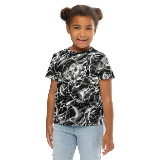 Chrome Tempest on a Kids Crew Neck T-Shirt