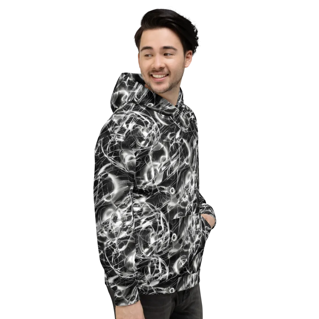 Chrome Tempest on Hoodie — Right