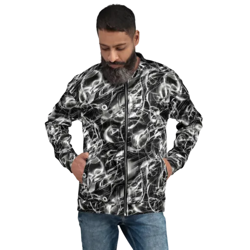 Chrome Tempest on a Bomber Jacket
